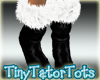 Black Boots with Fur