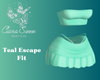 Teal  Escape Fit