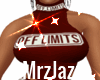 0FF LIMIT DRK RED TOP