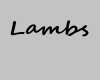 Lambs Name Plate