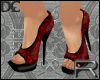 !! Red Sequin Heels