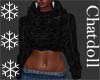 C]Black crop sweater 14