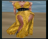 rufflette dress gold