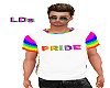 {LDs}LGBTQIA Shirt/Wht/M