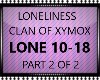 LONELINESS,  XYMOX  2