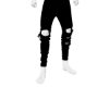 FREDDY BLACK RIPPED PANT