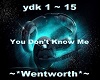 You Don't Know Me