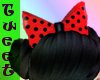 ~TP~ Rednblack hair bow