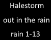 Halestorm in the rain
