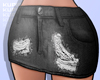 Ripped Skirt Black RLL