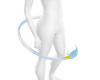 SB Blue Cloud Cow Tail