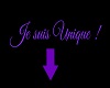 je suis unique