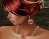 Celtic earrings pink
