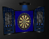 blue dart board