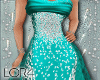 [L]Naty Aqua Wedd Dress