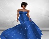 Blue sparkle gown