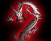 Dragon on Red Shadow