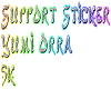 YumiOrra Support Sticker