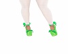 lime green bunny heels