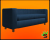 Elegant Blue Modern Sofa