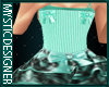 Girls Teal Party Dress