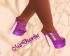 Grape summer heels