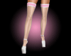 *K* Pink Trim Stockings