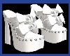 LOLA WHITE BOW SANDAL