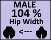 Hip Scaler 104% Male