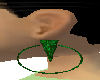 *amy*Green triangle hoop