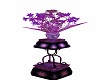 purple flower/stand
