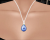[PLM] blue perle necklac