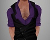 ~CR~Black Vest Purple Sh