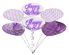 Purple B-day Balloons