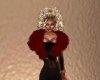 Red Fur Coat Layerable