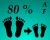 (AF) Feet Scaler 80% M/F