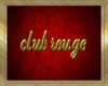 CLUB rouge doré