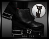 Leather Goth Boots