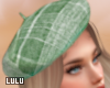 Lu| Plaid Beret Sage