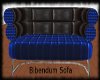 WB Blk/BL Bibendum Sofa