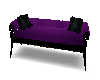 perple & black sofa