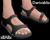 [A] F Outdoor Sandals