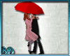Umbrella Couple Hold Hug