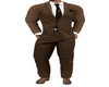 M' FULL - Traje marrón