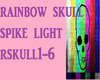 rainbow skull spike ligh