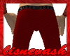 LIC Red Snakeskin Pants