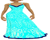evening gown teal