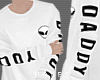 H | white daddy sweater