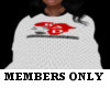 BAD MEMBERS ONLY WHITE