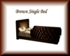 *C* Brown Single Bed
